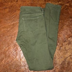 Olive green size 3 jeans